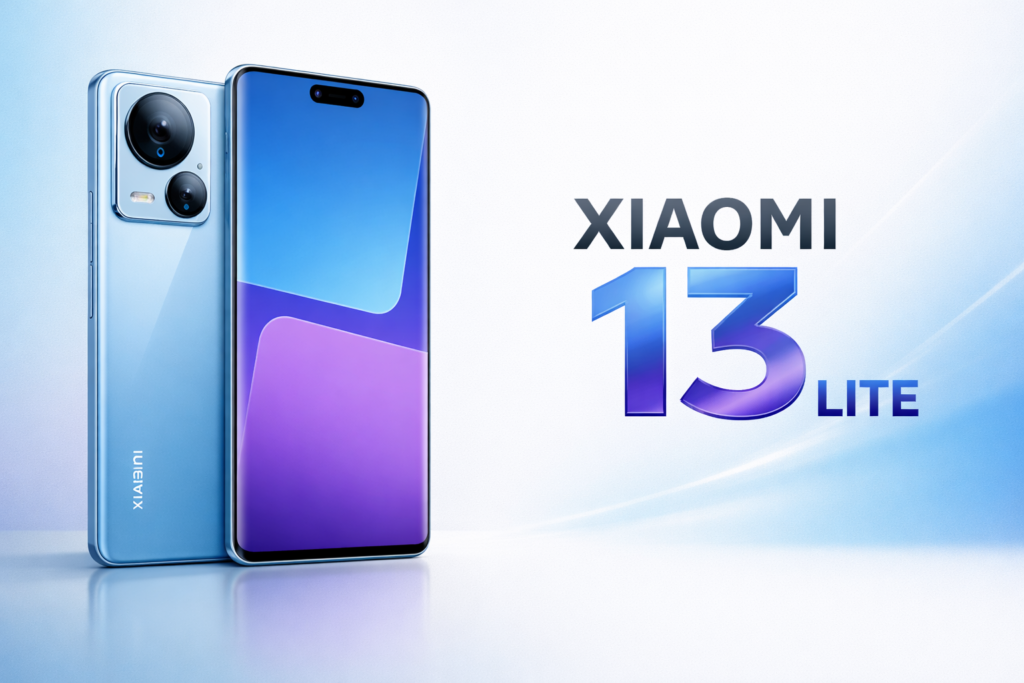 Xiaomi 13 Lite smartphone with AMOLED display and triple rear cameras