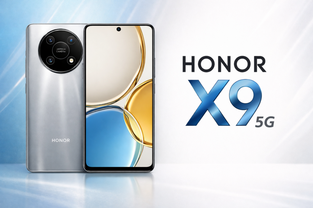 Honor X9 5G smartphone with OLED screen and dual SIM support