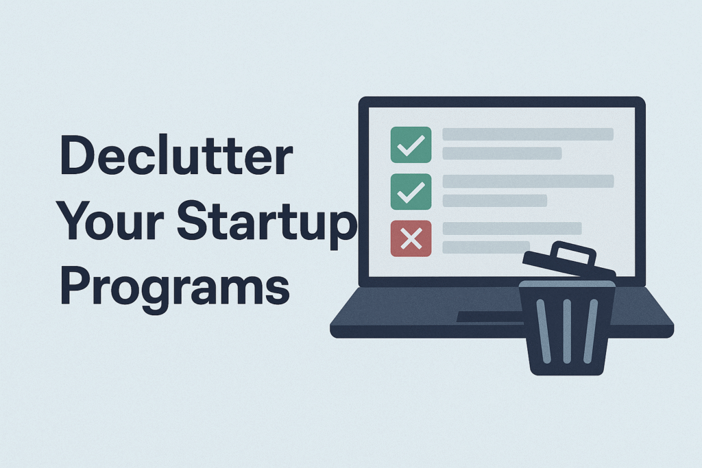 Declutter Your Startup Programs How to Speed Up Your Computer in 5 Easy Steps