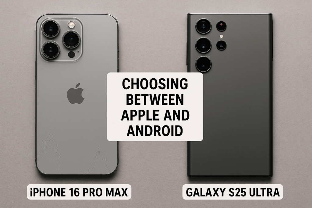 Choosing Between Apple and Android