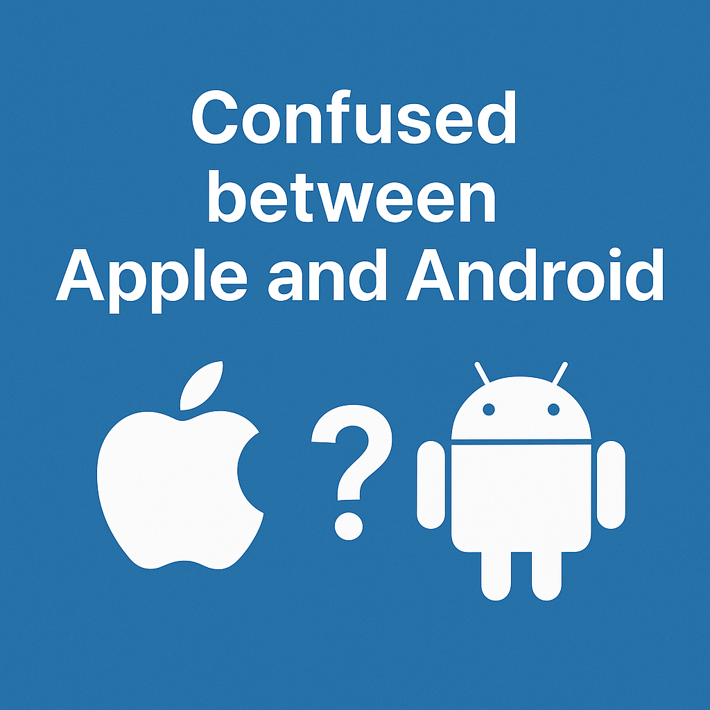 Choosing Between Apple and Android iPhone vs Android side-by-side comparison