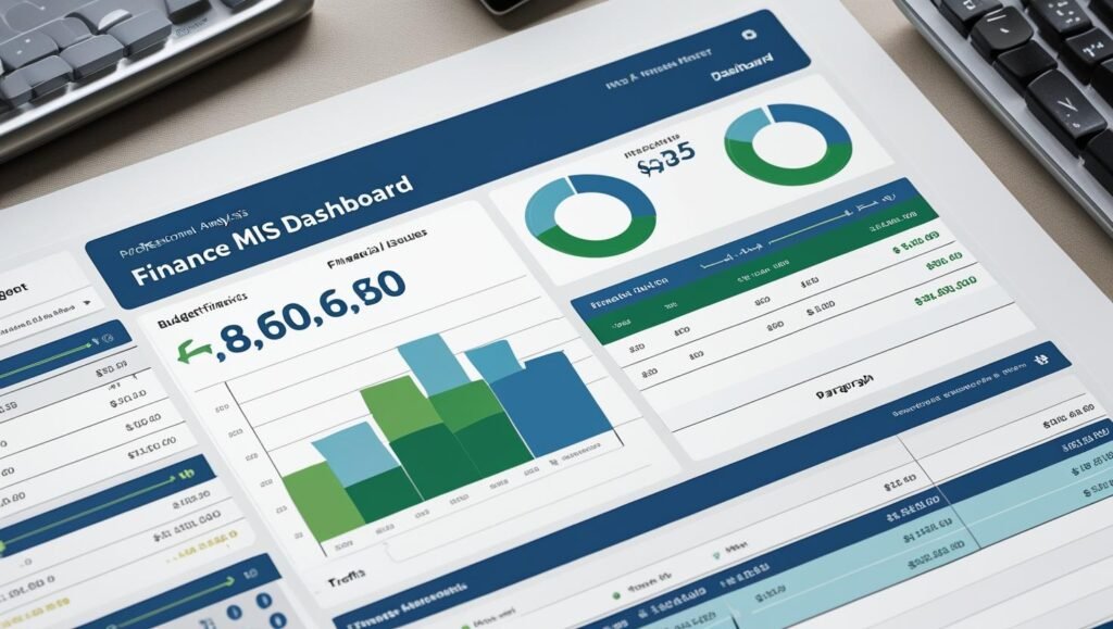 Finance team analyzing accurate financial data and reports on digital screens.