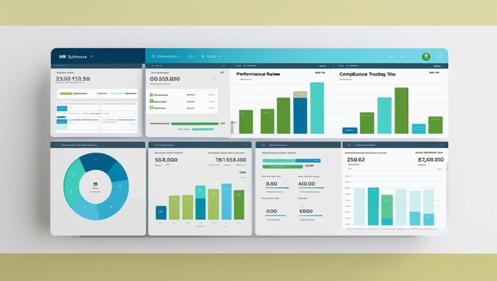HR professionals using digital tools to manage employee data and streamline HR processes.