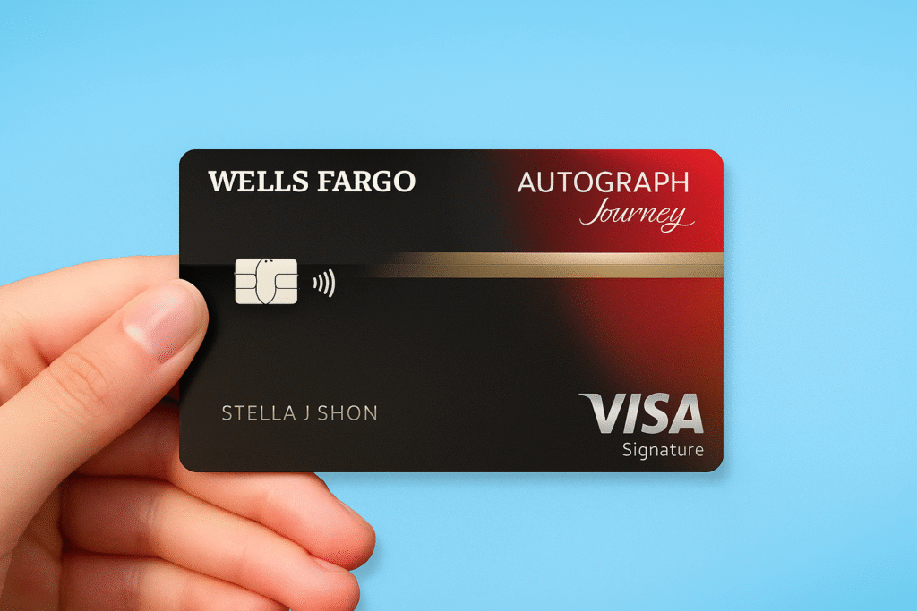 Wells Fargo Autograph℠ Visa Card featuring 3X points on travel, dining, gas, and transit with no annual fee and no foreign transaction fees.