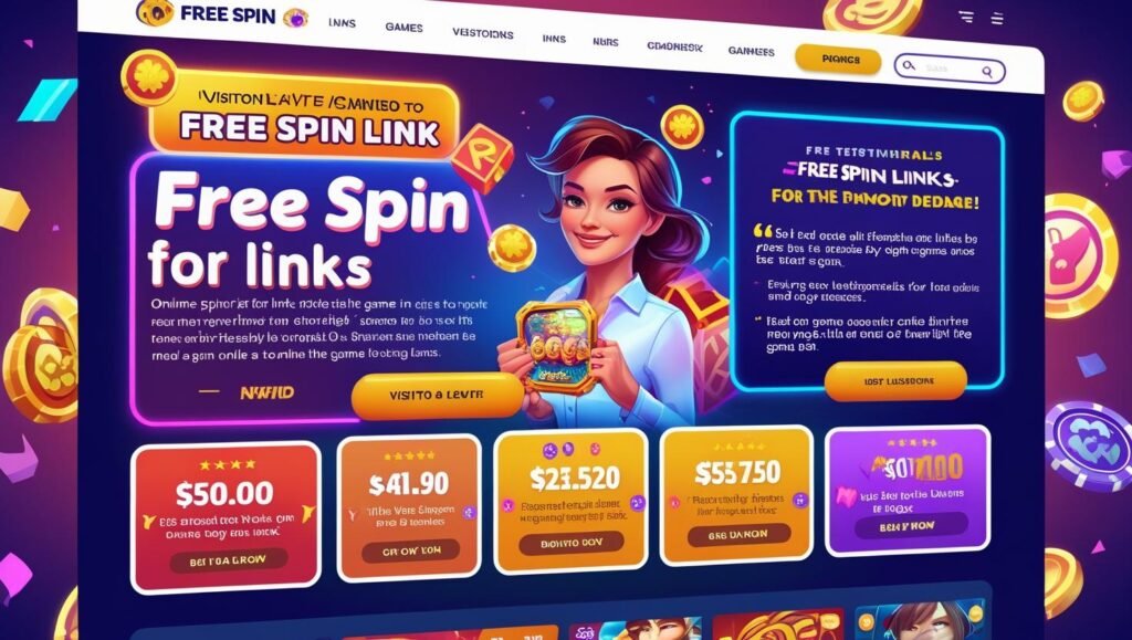 Screenshot of a trusted Coin Master free spin link website showing daily updated spin and coin rewards