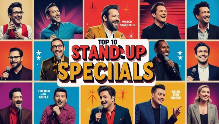 Stand-up comedian performing on stage in front of a live audience in 2025