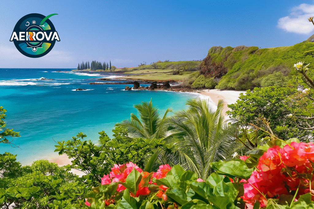 Scenic view of Haleakalā volcano sunrise in Maui